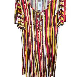 Sami & jo Women's Striped Flare Sleeve‎ Dress